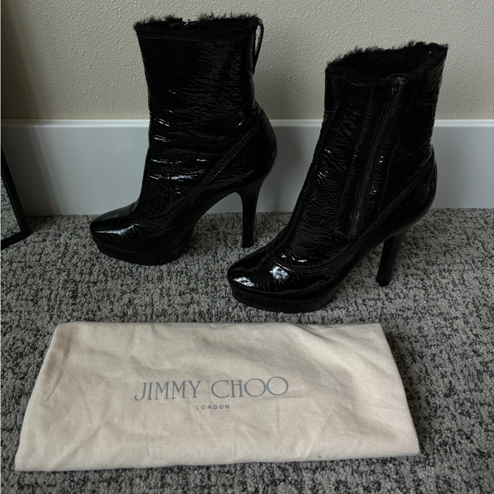 Jimmy Choo stiletto boots